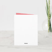 Herzlichen Glückwunsch zum Geburtstag! Karte (Rückseite)