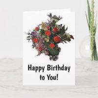 Herzlichen Glückwunsch zum Geburtstag! Karte