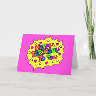 Herzlichen Glückwunsch zum Geburtstag Karte
