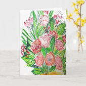 Herzlichen Glückwunsch zum Geburtstag! Karte (Gelbe Blume)