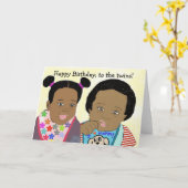 Herzlichen Glückwunsch zum Geburtstag! Karte (Gelbe Blume)