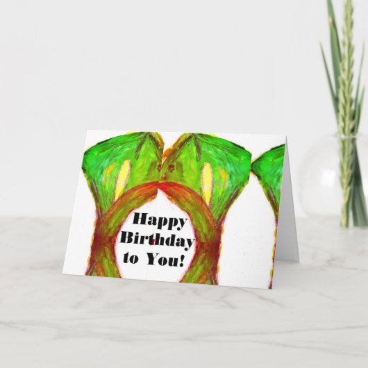 Herzlichen Glückwunsch zum Geburtstag! Karte (Vorderseite)