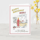 Herzlichen Glückwunsch zum Geburtstag Karte (Gelbe Blume)