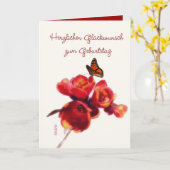 herzlichen Glückwunsch zum Geburtstag Karte (Gelbe Blume)