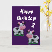 Herzlichen Glückwunsch zum Geburtstag! Karte (Gelbe Blume)