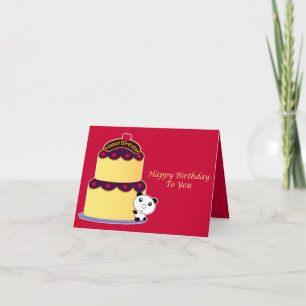 Herzlichen Glückwunsch zum Geburtstag Karte