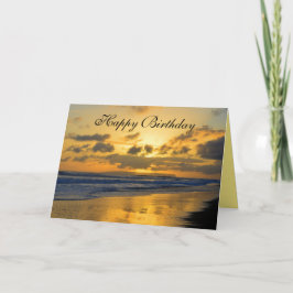 Herzlichen Glückwunsch zum Geburtstag, Kauai Beach Karte