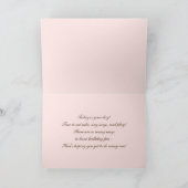 Herzlichen Glückwunsch zum Geburtstag, kleine Prin Karte (Innenseite)