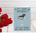 Herzlichen Glückwunsch zum Geburtstag Lasst uns Be Karte<br><div class="desc">This design was created though digital art. It may be personalized in the area provide or customizing by choosing the click to customize further option and changing the name, initials or words. You may also change the text color and style or delete the text for an image only design. Kontakt...</div>