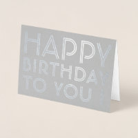 "Herzlichen Glückwunsch zum Geburtstag!" Leerseite