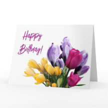 Herzlichen Glückwunsch zum Geburtstag lila gelber 