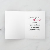 Herzlichen Glückwunsch zum Geburtstag Llamas Valen Karte (Innenseite)