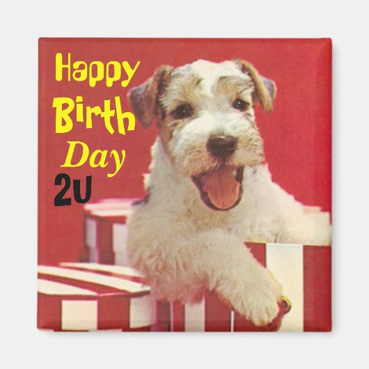 Herzlichen Glückwunsch zum Geburtstag Magnet (Vorne)