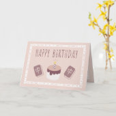 Herzlichen Glückwunsch zum Geburtstag - Mahjong-Fl Karte (Gelbe Blume)