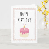 Herzlichen Glückwunsch zum Geburtstag - Mahjong-Fl Karte (Gelbe Blume)