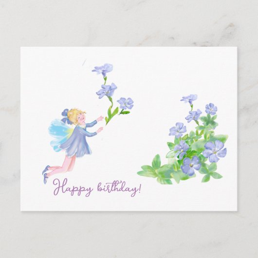 Herzlichen Glückwunsch zum Geburtstag! Märchen und Postkarte (Vorderseite)