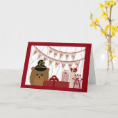 Herzlichen Glückwunsch zum Geburtstag, Marine! Karte (Gelbe Blume)