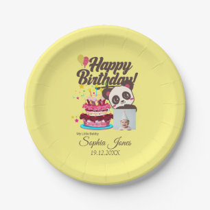 Herzlichen Glückwunsch zum Geburtstag, mein Baby - Pappteller