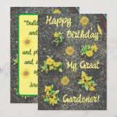 Herzlichen Glückwunsch zum Geburtstag Mein großer  Einladung (Vorne/Hinten)