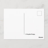 Herzlichen Glückwunsch zum Geburtstag meiner Ehefr Postkarte (Rückseite)