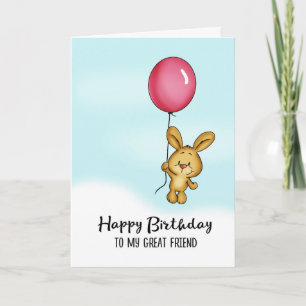 Herzlichen Glückwunsch zum Geburtstag meiner Freun Karte