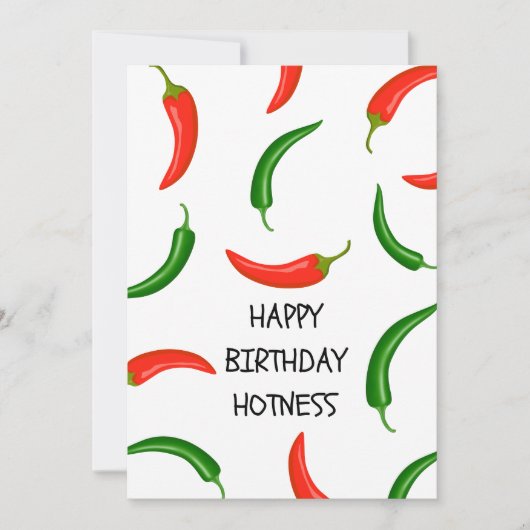 Herzlichen Glückwunsch zum Geburtstag meiner Hot L Einladung (Vorderseite)