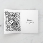 Herzlichen Glückwunsch zum Geburtstag meiner Schwe Karte (Innenseite)