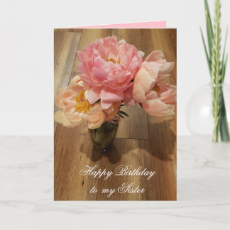 Herzlichen Glückwunsch zum Geburtstag meiner Schwe Karte
