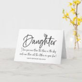 Herzlichen Glückwunsch zum Geburtstag meiner Tocht Karte (Gelbe Blume)