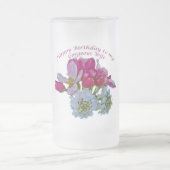 Herzlichen Glückwunsch zum Geburtstag meiner wunde Mattglas Bierglas (Mittel)