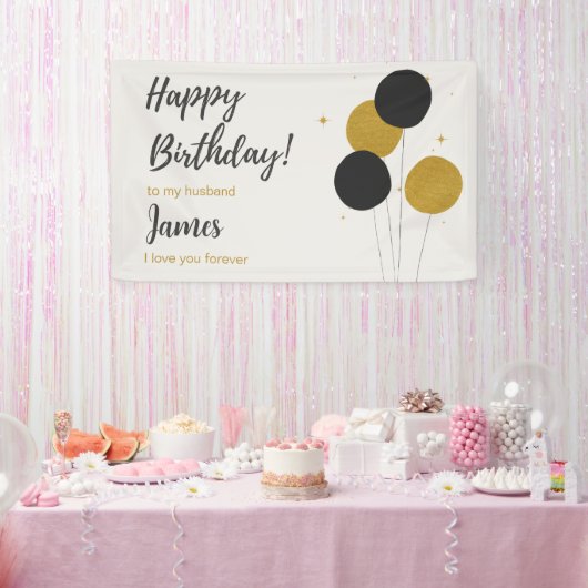 Herzlichen Glückwunsch zum Geburtstag meines Ehema Banner (Party)