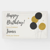 Herzlichen Glückwunsch zum Geburtstag meines Ehema Banner (Horizontal)