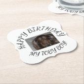 Herzlichen Glückwunsch zum Geburtstag meines Welpe Untersetzer (angewinkelt)