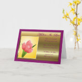 Herzlichen Glückwunsch zum Geburtstag mit Blume Karte (Gelbe Blume)