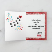 Herzlichen Glückwunsch zum Geburtstag mit Chihuahu Karte (Innenseite)