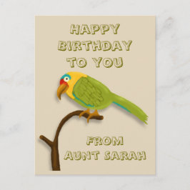 Herzlichen Glückwunsch zum Geburtstag mit farbenfr Postkarte