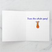 Herzlichen Glückwunsch zum Geburtstag mit Flugzeug Karte (Innenseite)