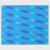 Herzlichen Glückwunsch zum Geburtstag mit glänzend Geschenkpapier (Flach)