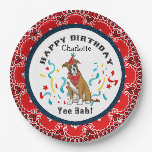Herzlichen Glückwunsch zum Geburtstag mit Ihrem B Pappteller