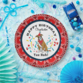 Herzlichen Glückwunsch zum Geburtstag mit Ihrem Bo Pappteller (Party)