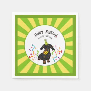 Herzlichen Glückwunsch zum Geburtstag mit Ihrer Da Serviette