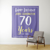 Herzlichen Glückwunsch zum Geburtstag mit Name & A Wandteppich (Beispiel)