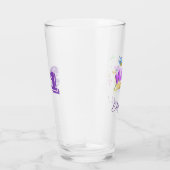 Herzlichen Glückwunsch zum Geburtstag mit Name und Glas (Rechts)