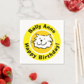 Herzlichen Glückwunsch zum Geburtstag mit Namen, K Serviette (Beispiel)