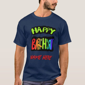 Herzlichen Glückwunsch zum Geburtstag mit Personal T-Shirt