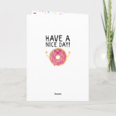 Herzlichen Glückwunsch zum Geburtstag mit Sprinkle Karte (Rückseite)