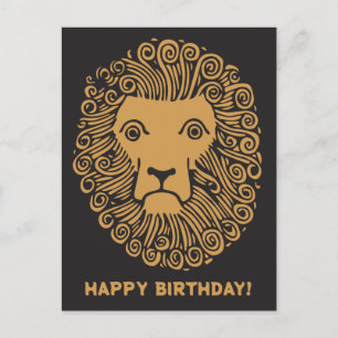 Herzlichen Glückwunsch zum Geburtstag mit Vintagem Postkarte