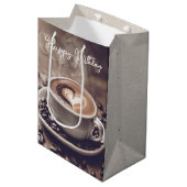 Herzlichen Glückwunsch zum Geburtstag Mittlere Geschenktüte (Vorderseite Schrägansicht)