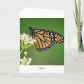 Herzlichen Glückwunsch zum Geburtstag Monarch Butt Karte (Rückseite)