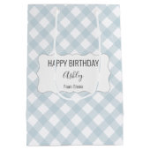 Herzlichen Glückwunsch zum Geburtstag + Name + Aus Mittlere Geschenktüte (Rückseite)